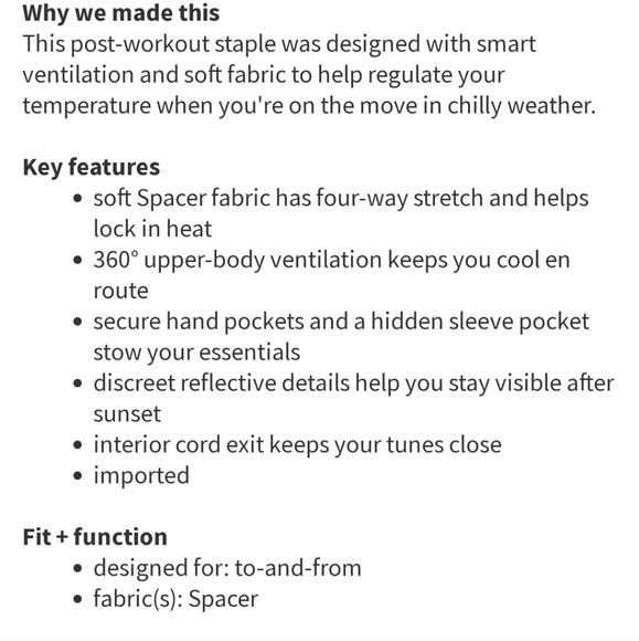 Lululemon athletica &go Skyline fleece jacket - Picture 13 of 13